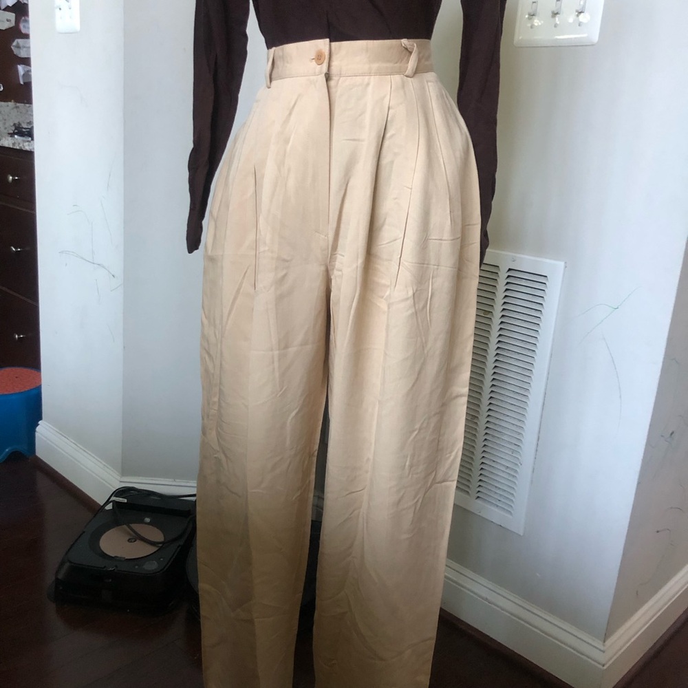 90s Y2K Vintage High Waisted Tapered Cuffed Vintage Evan Picone Pants